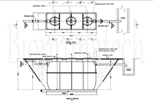 Tahap Instalasi / Pemasangan Septic Tank Bioprimatech RC Series Model